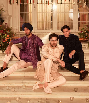 Men's Kashmiri Tilla Bandhgala