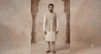 Men's Kurta Jacket Set